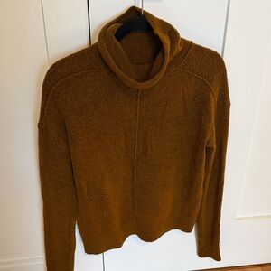 Brown Turtleneck Sweater